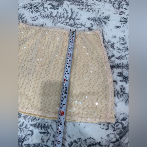 Champagne Sequin Two-Piece Glam Set - Picture 7 of 8